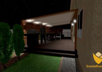 Taras balowy i ogród wypoczynkowo-użytkowy